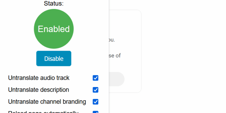 YouTube Anti Translate deals with automatic text and audio translations on YouTube YouTube Anti Translate deals with automatic text and audio translations on YouTube